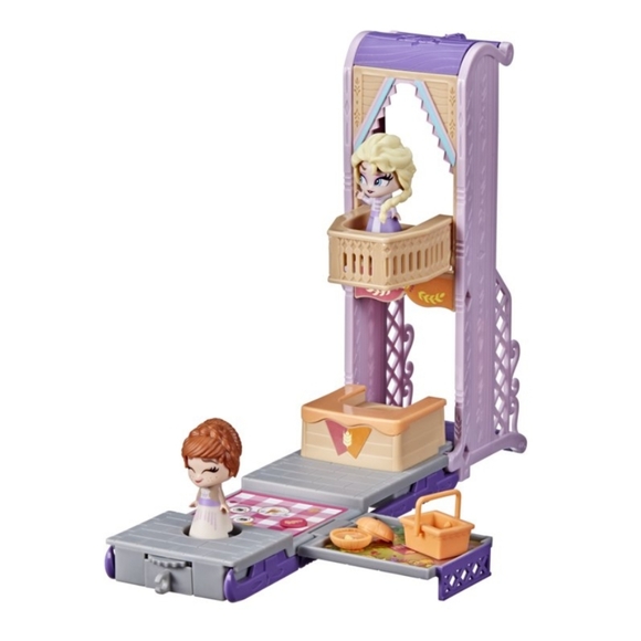 Disney's Frozen 2 Twirlabouts Picnic Playset Sled-to-Castle, Elsa&Anna Dolls NIB - Picture 3 of 3